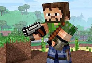 Pixel Crazy Minecraft Shooter - Play Game Online