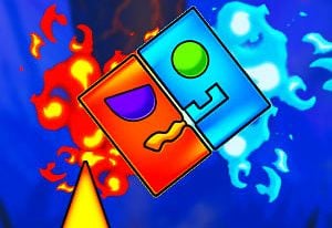 Fire and Water Geometry Dash - Online Game - Play for Free