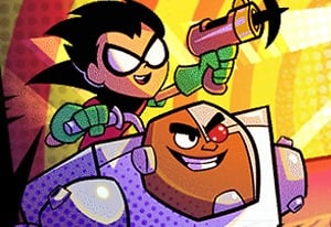 No jogo Teen Titans Go! Jump Jousts seu desafio é ajudar os Jovens