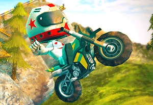 MOTO TRIAL RACING 2: TWO PLAYER juego gratis online en Minijuegos