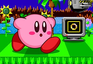 KIRBY IN SONIC THE HEDGEHOG 2 juego gratis online en Minijuegos