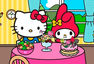 Jogo de meninas muito fofa - Hello Kitty - jogos de fazer comida - jogos  para meninas 