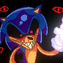 FNF VS. SONIC.EXE LORD X VS NEW LORD X FULL HORROR MOD [HARD