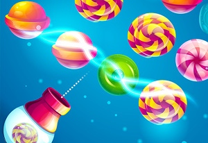 Candy Bubble Shooter - Divertimento livre tiro jogo simples 3 doces jogos  bolha!::Appstore for Android