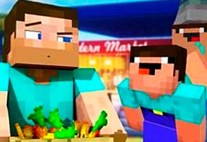 STEVE AND NOOB'S SHOP jogo online gratuito em