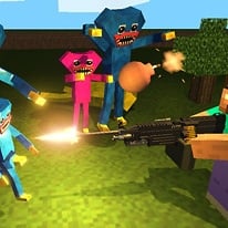 MineCraft Shooter: Huggy's Attack!