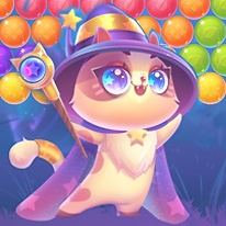 BUBBLE QUEEN CAT juego gratis online en Minijuegos