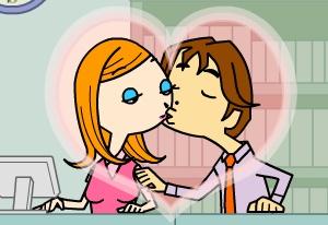 Game Pou kissing online. Play for free